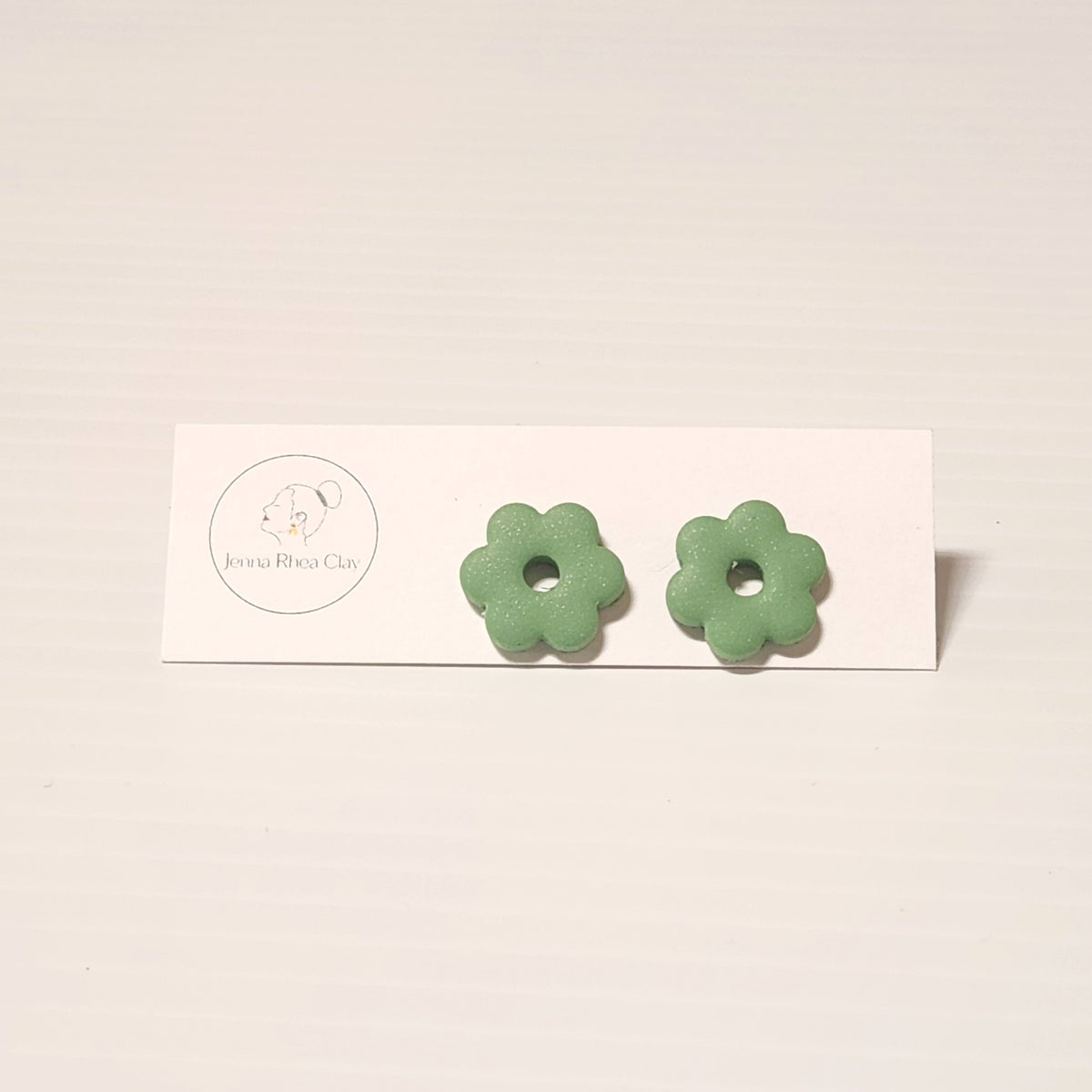 Flower Stud Polymer Clay Earrings