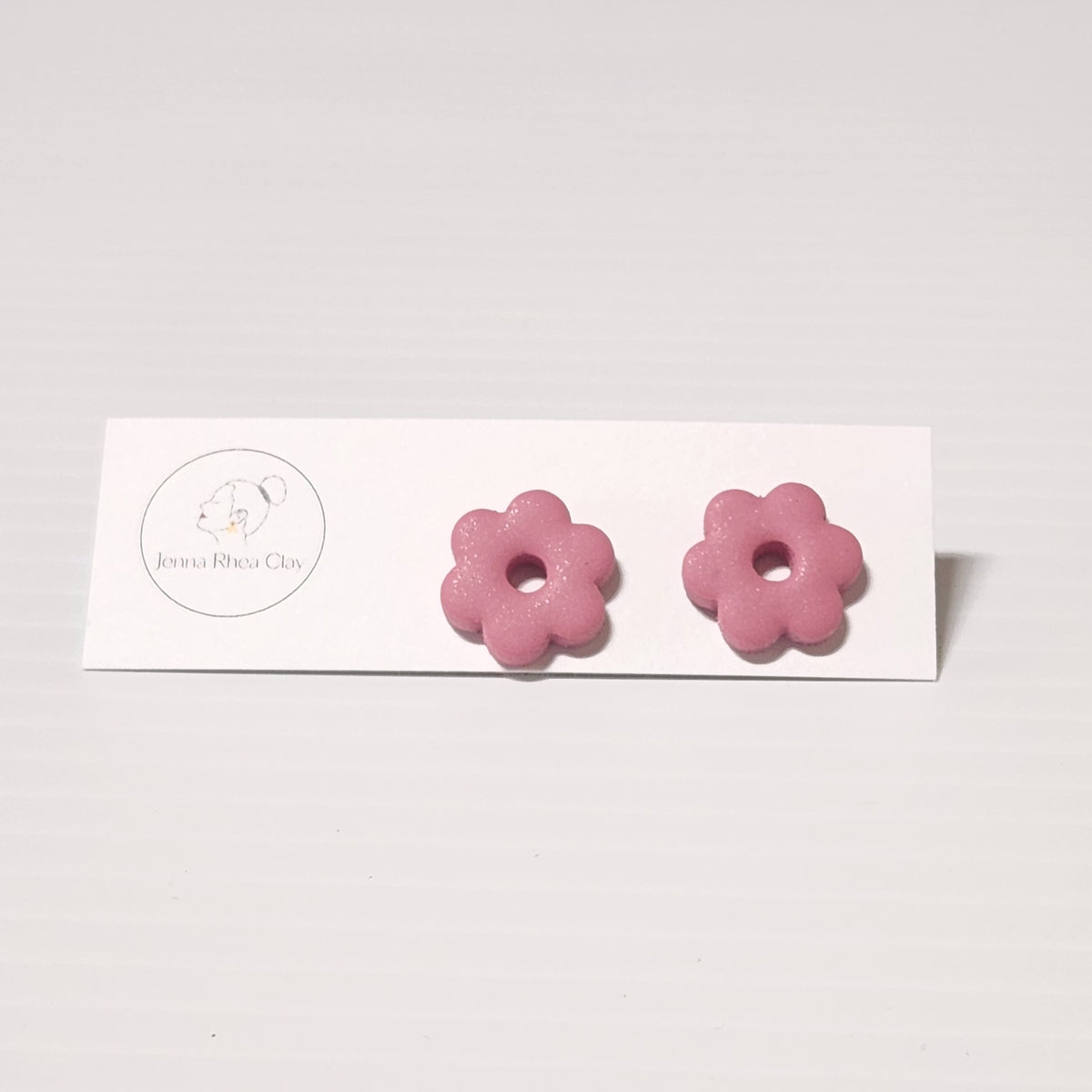 Flower Stud Polymer Clay Earrings