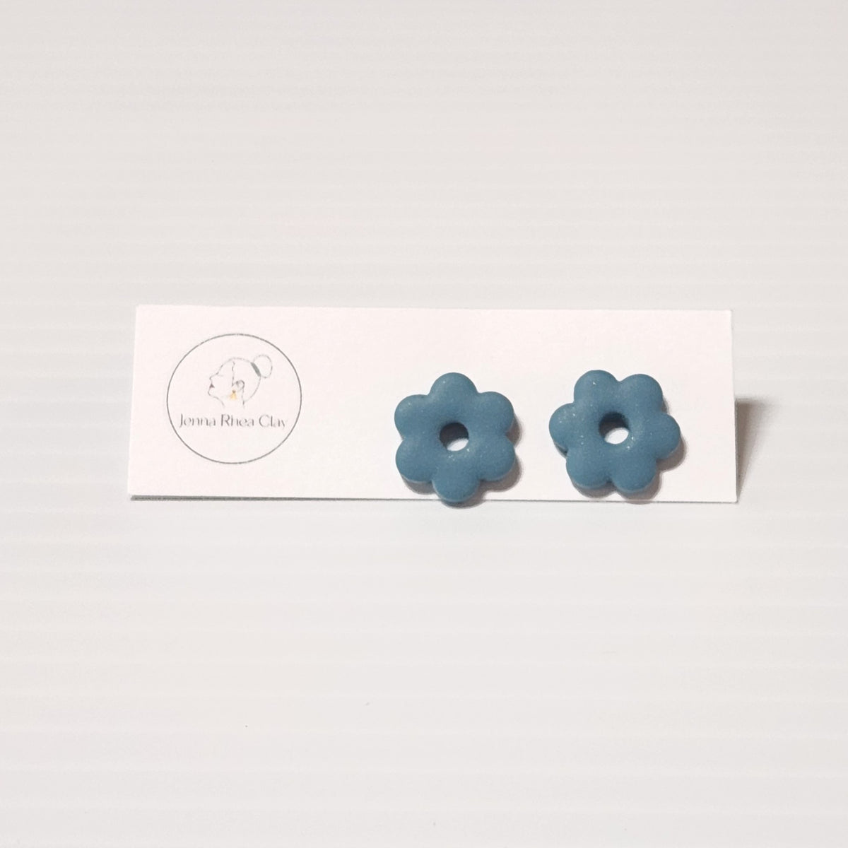 Flower Stud Polymer Clay Earrings