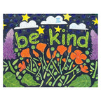 Card- be kind Floral Mosaic