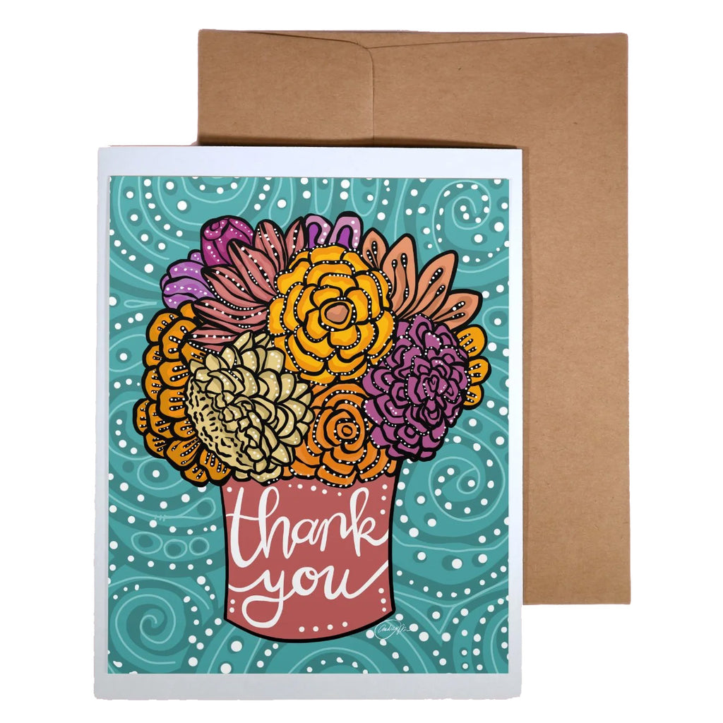 Card- Thank You Vase (Annotated Audrey)