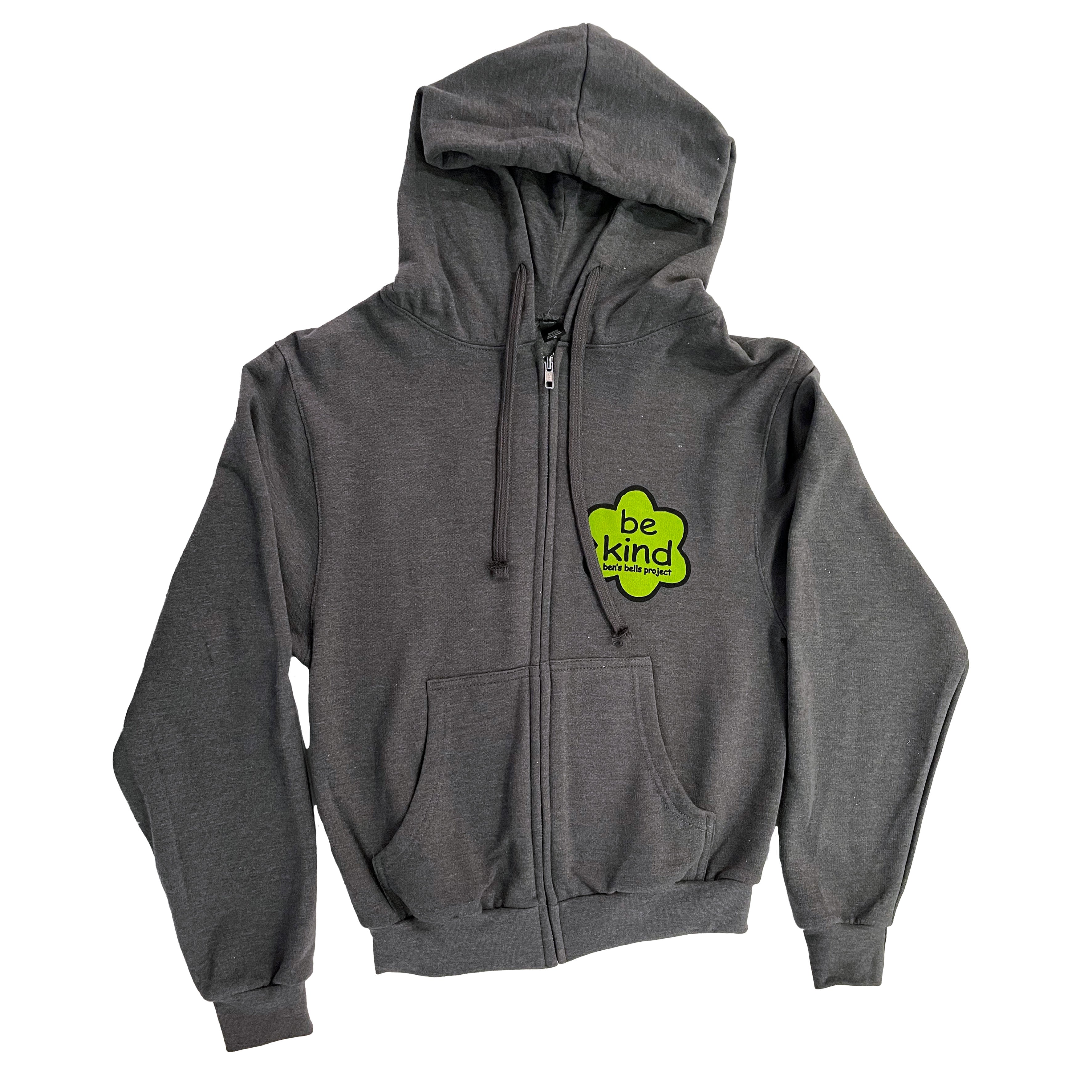 Zip-up Hoodie - Heather Gray