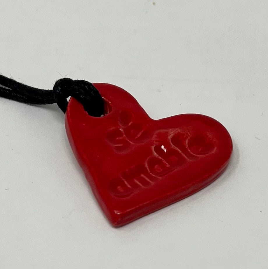 Heart Necklace "Be Kind"