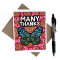 Card - Many Thanks  (Annotated Audrey)