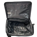 Embroidered Cube Lunch Tote Black