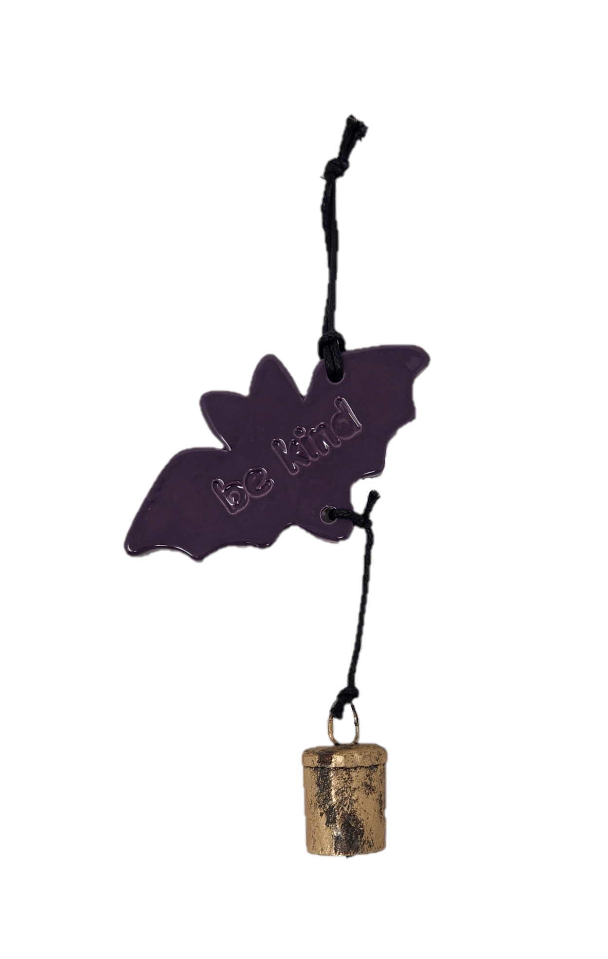 Bat Ornament -  Purple