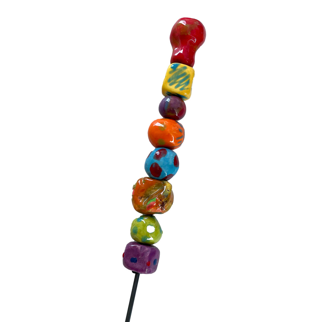 Beaded Garden Stake