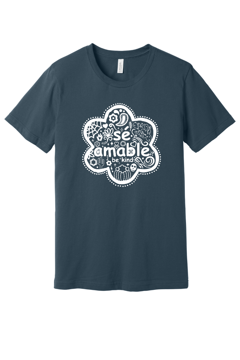 Sé Amable Tshirt - Midnight Navy