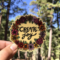 Vinyl Sticker - Create Joy