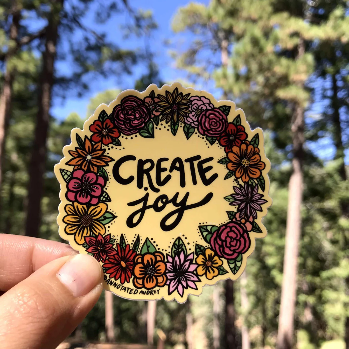 Vinyl Sticker - Create Joy