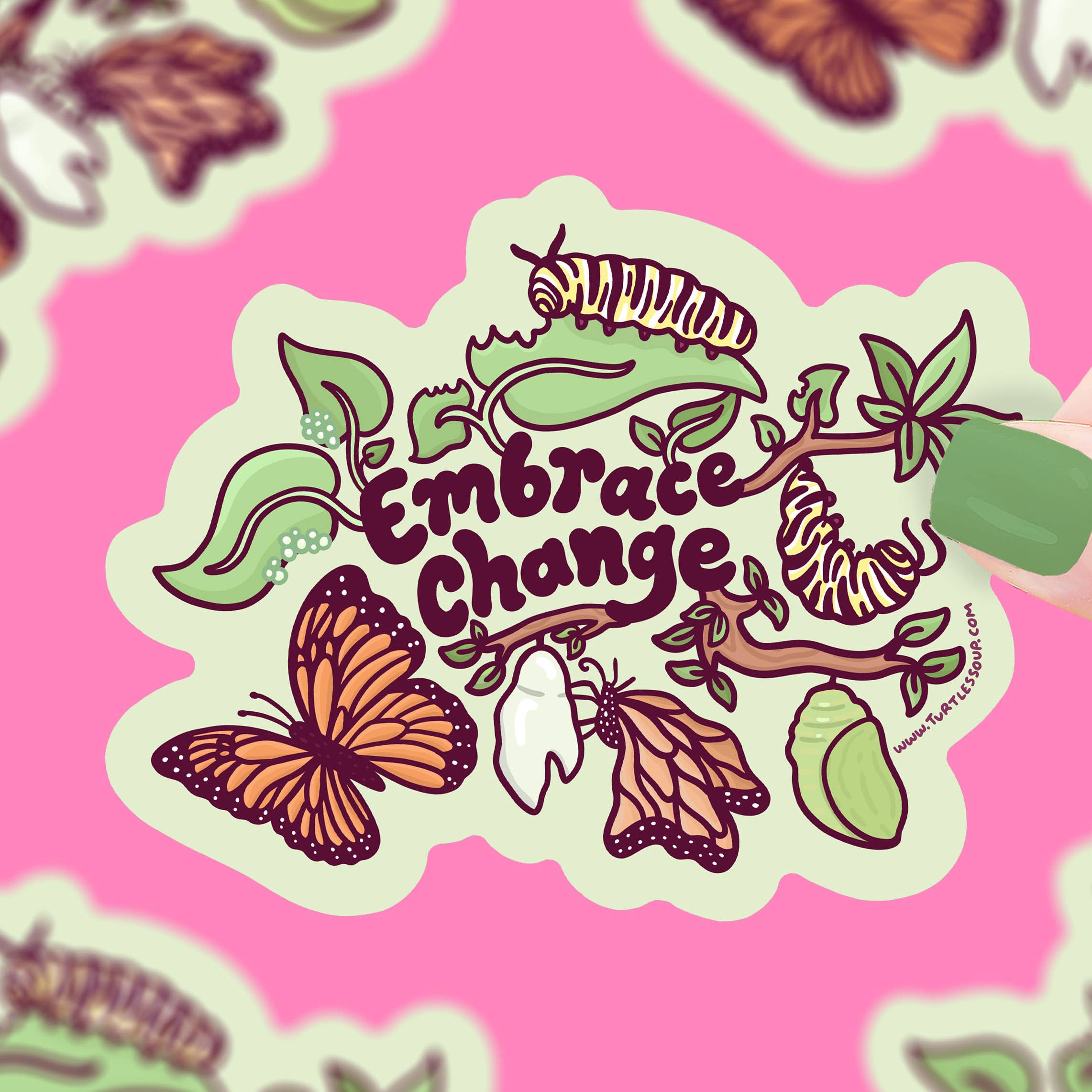 Vinyl Sticker - Embrace Change