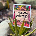 Card - Hello Friend  (Annotated Audrey)