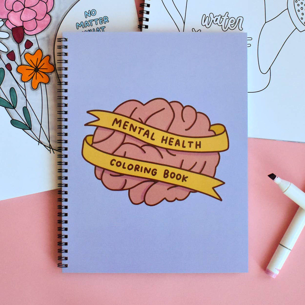 Mental Health Coloring Book