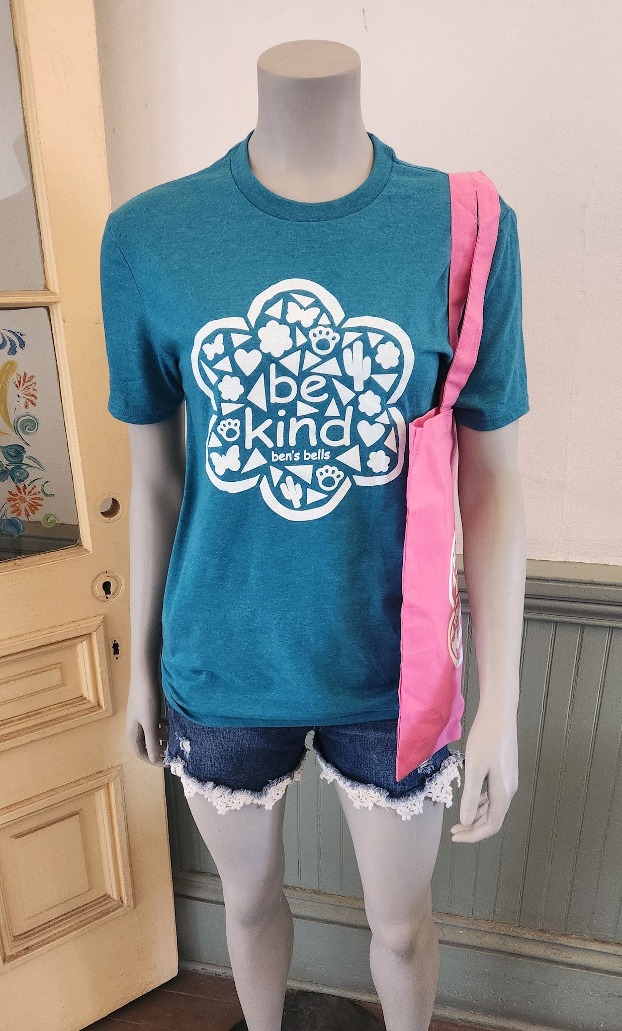 Teal Mosaic Tee