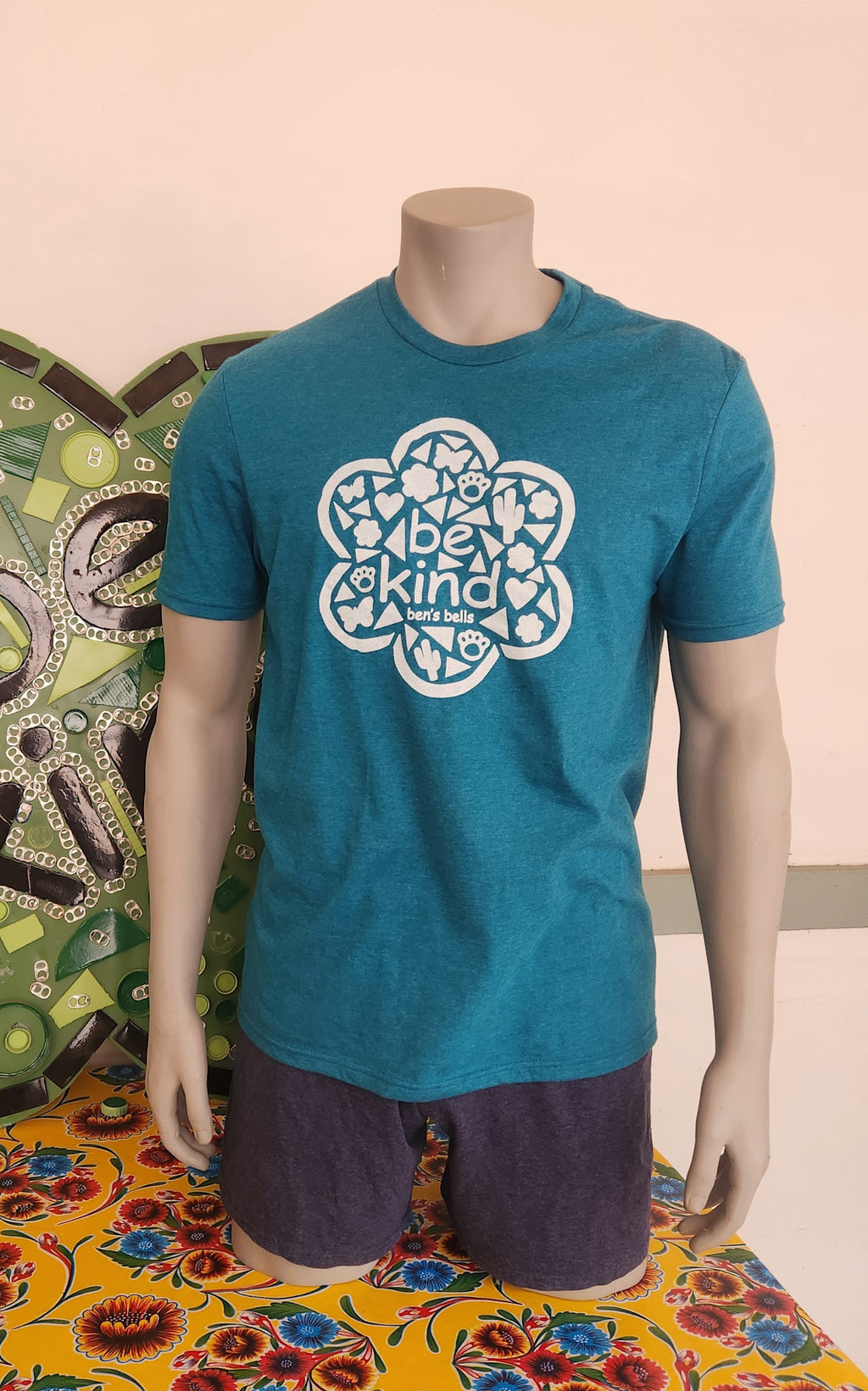 Teal Mosaic Tee