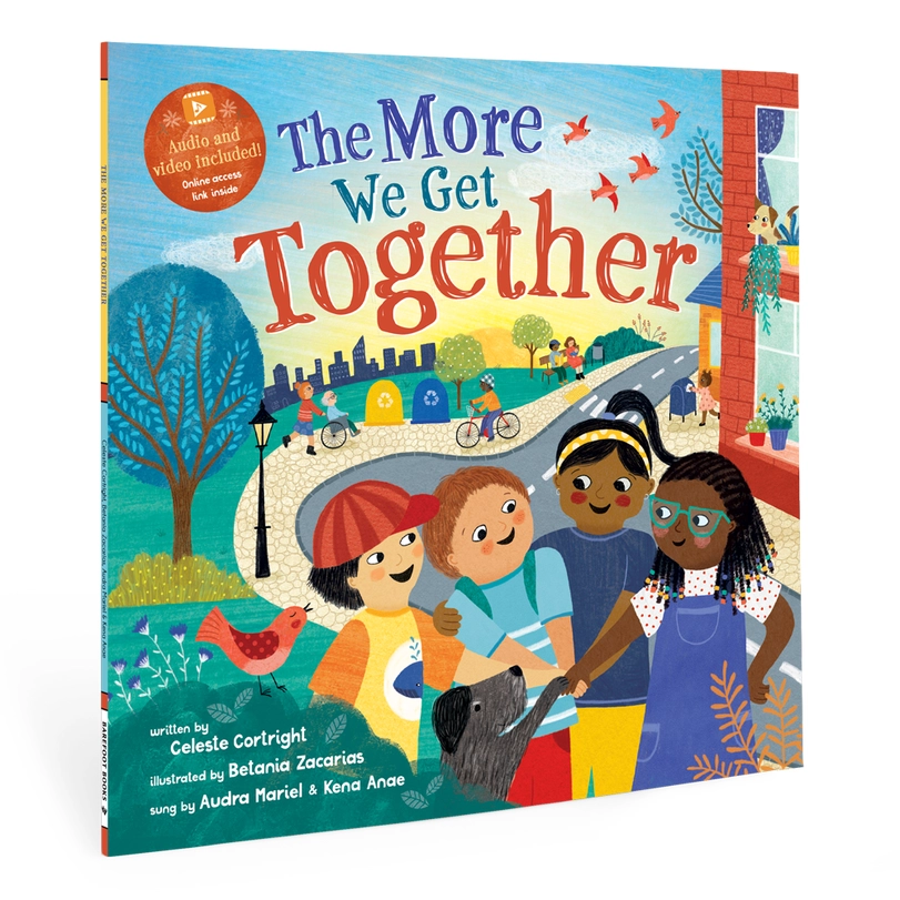 "The More We Get Together" Paperback with Audio & Video