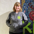 Zip-up Hoodie - Heather Gray
