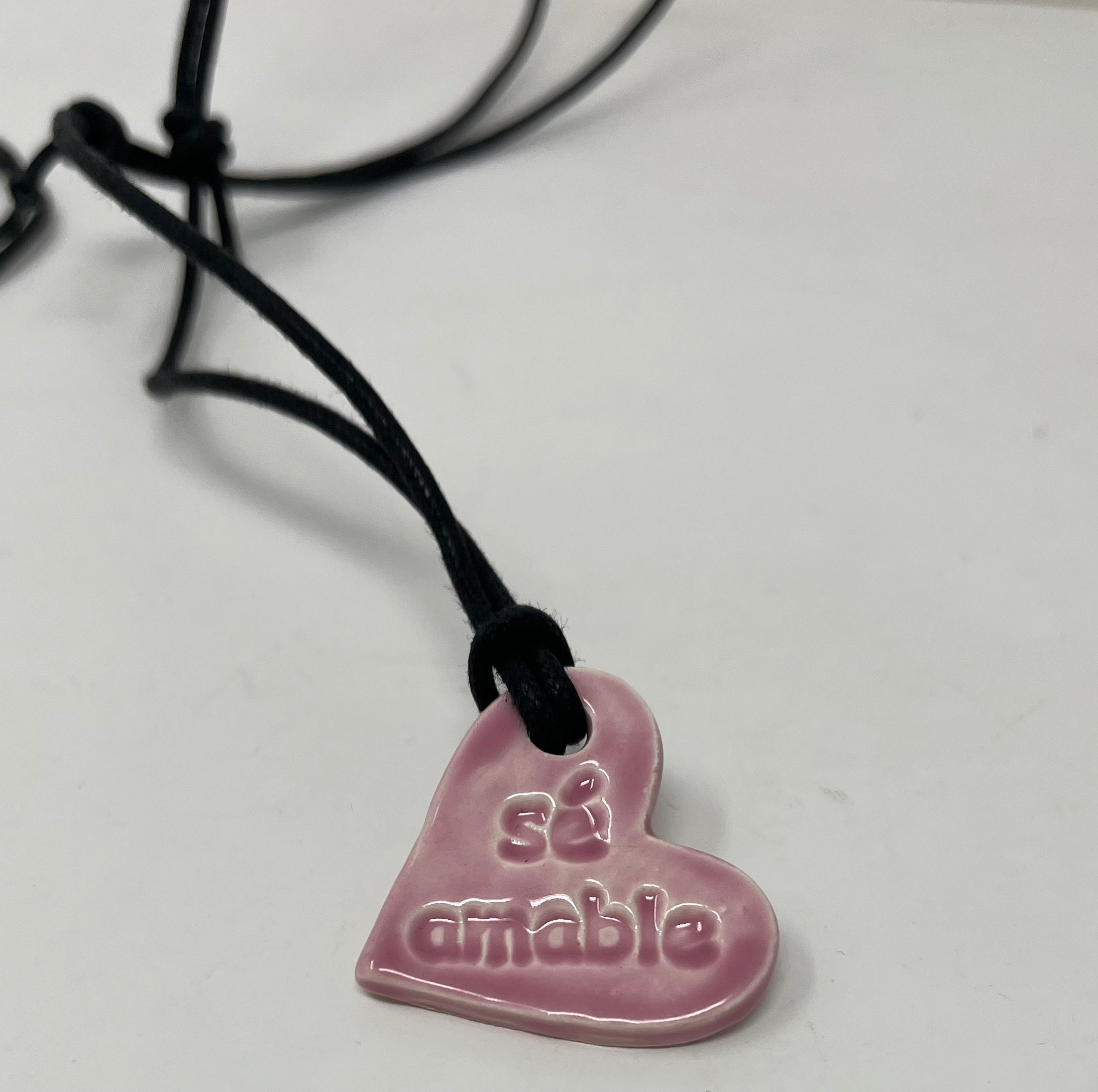 Heart Necklace "Be Kind"