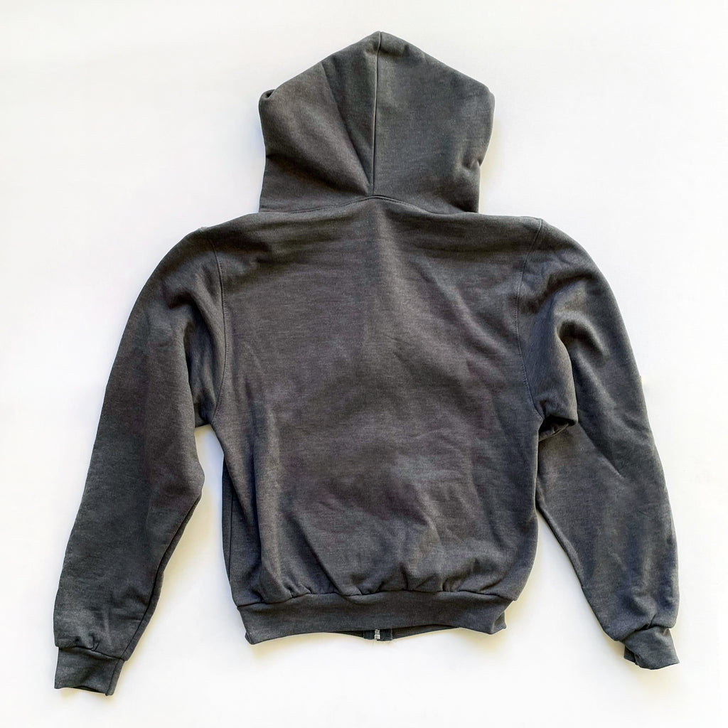 Zip-up Hoodie - Heather Gray