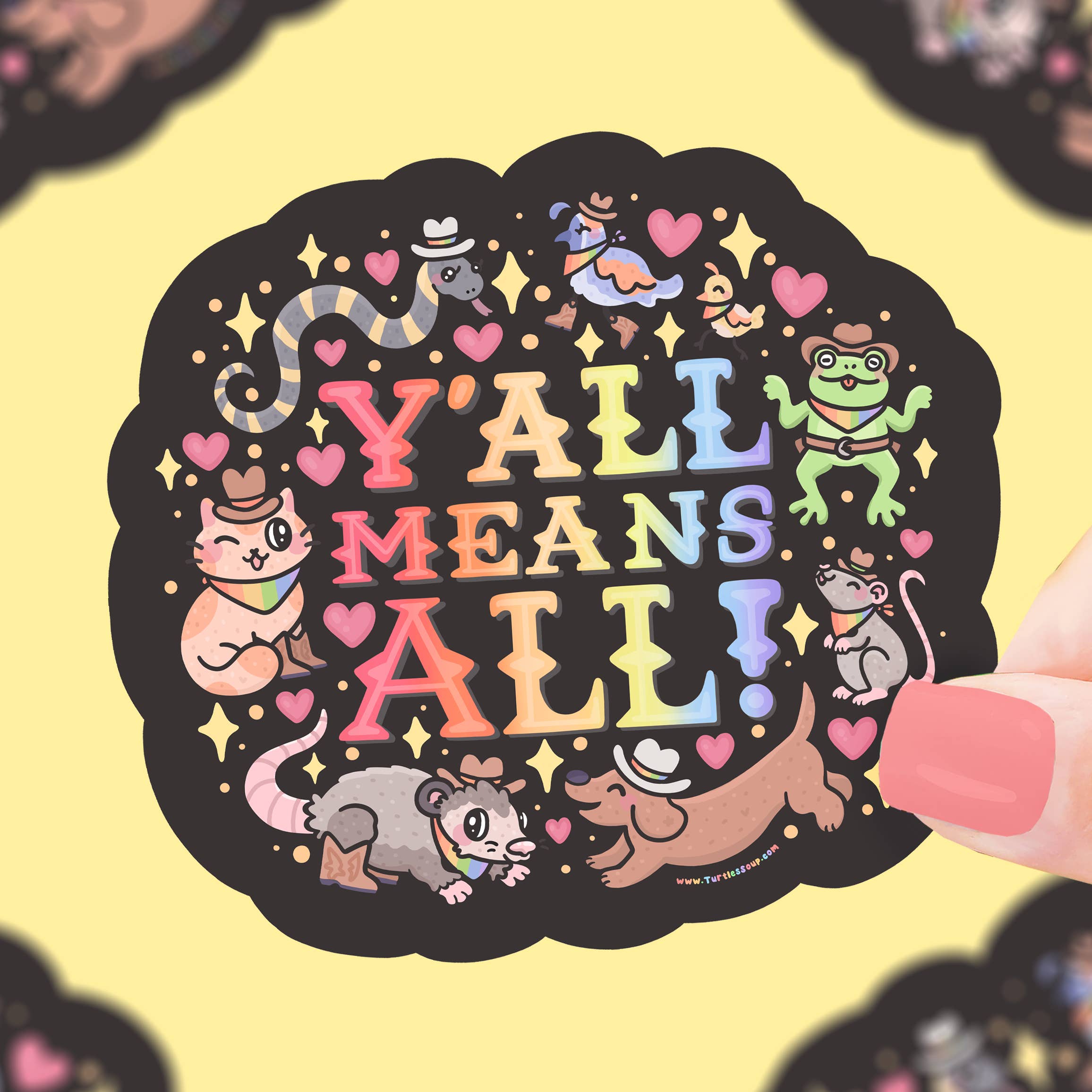 Vinyl Sticker - Y'all Means All