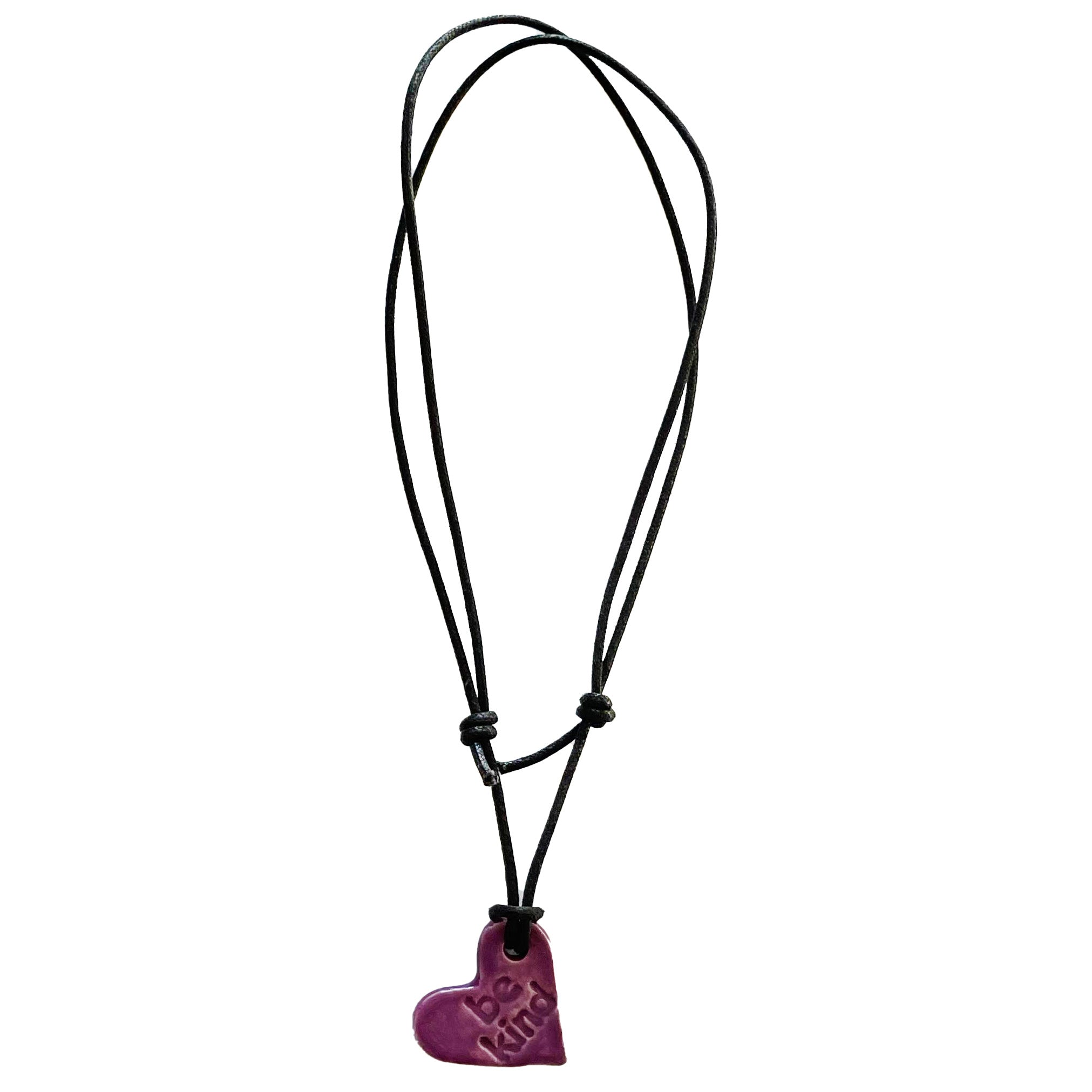 Heart Necklace "Be Kind"