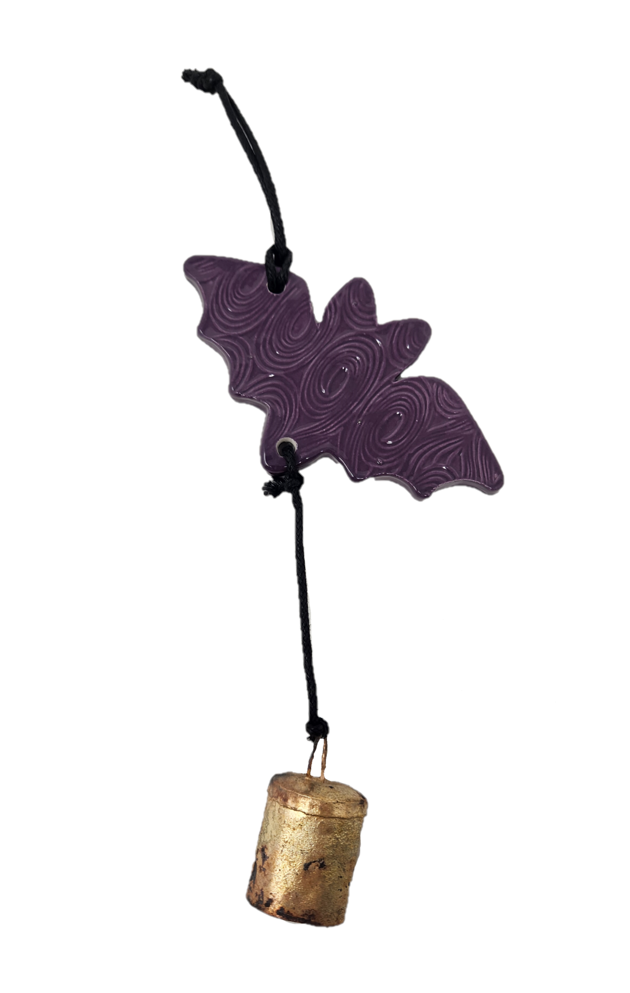 Bat Ornament -  Purple