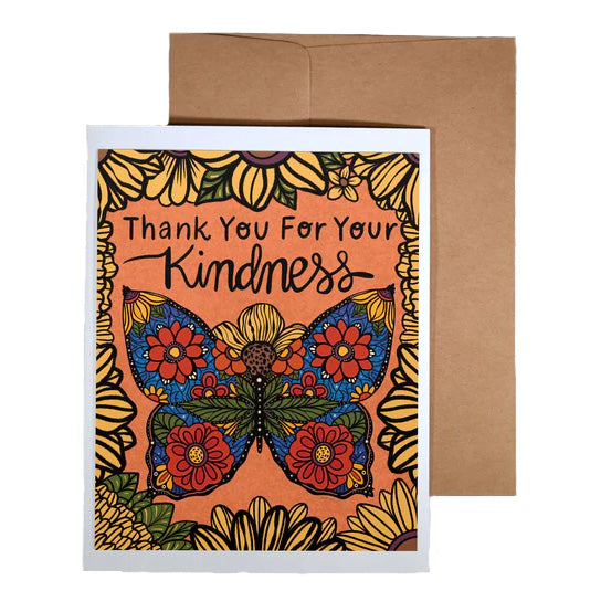 Card - Thank You for Your Kindness  (Annotated Audrey)