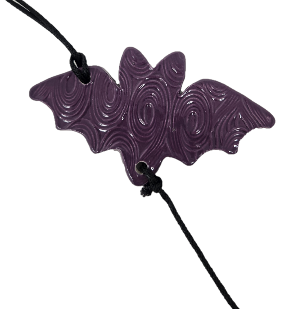 Bat Ornament -  Purple