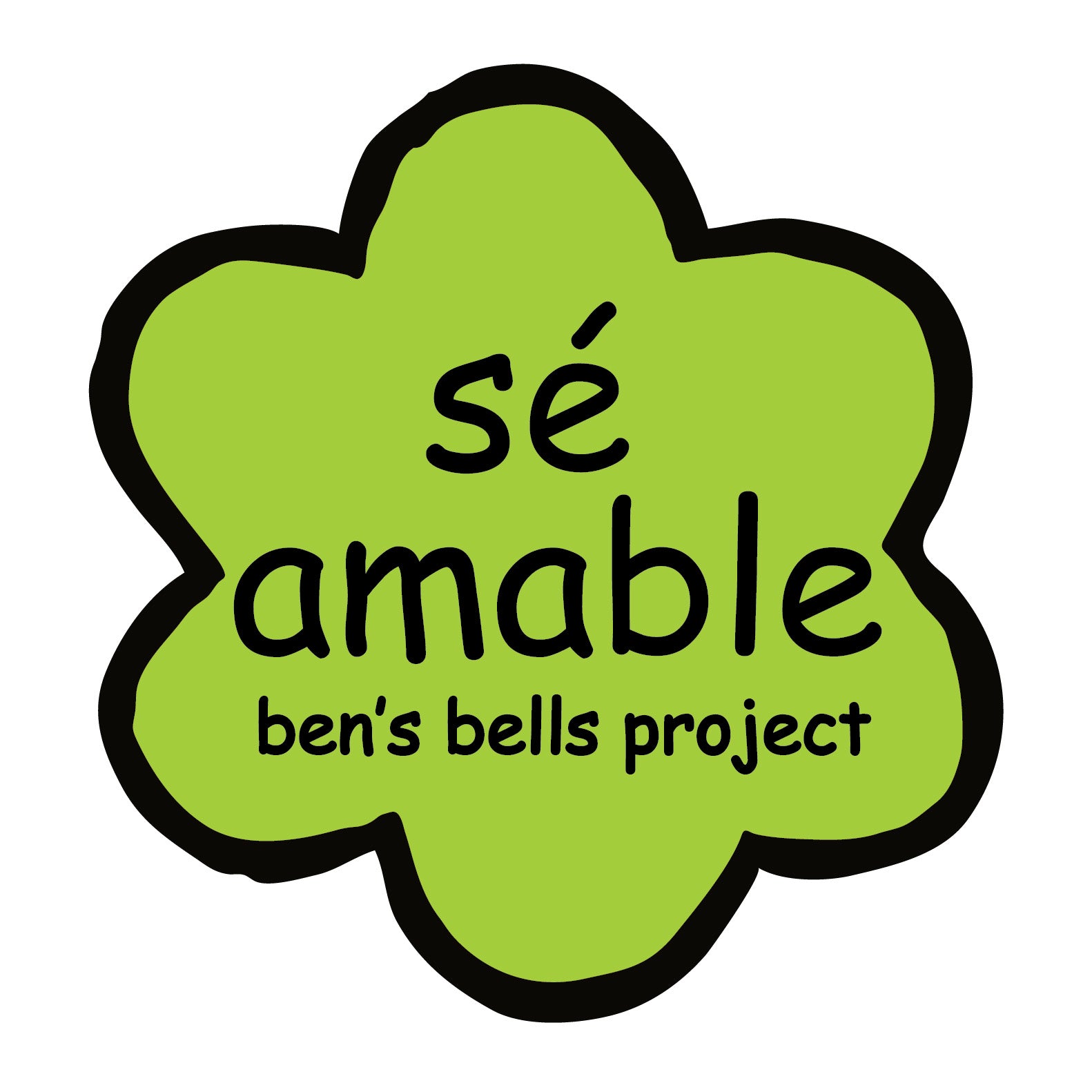 Vinyl Sticker - sÃ© amable flower