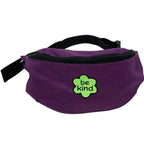 Embroidered Fanny Pack Purple