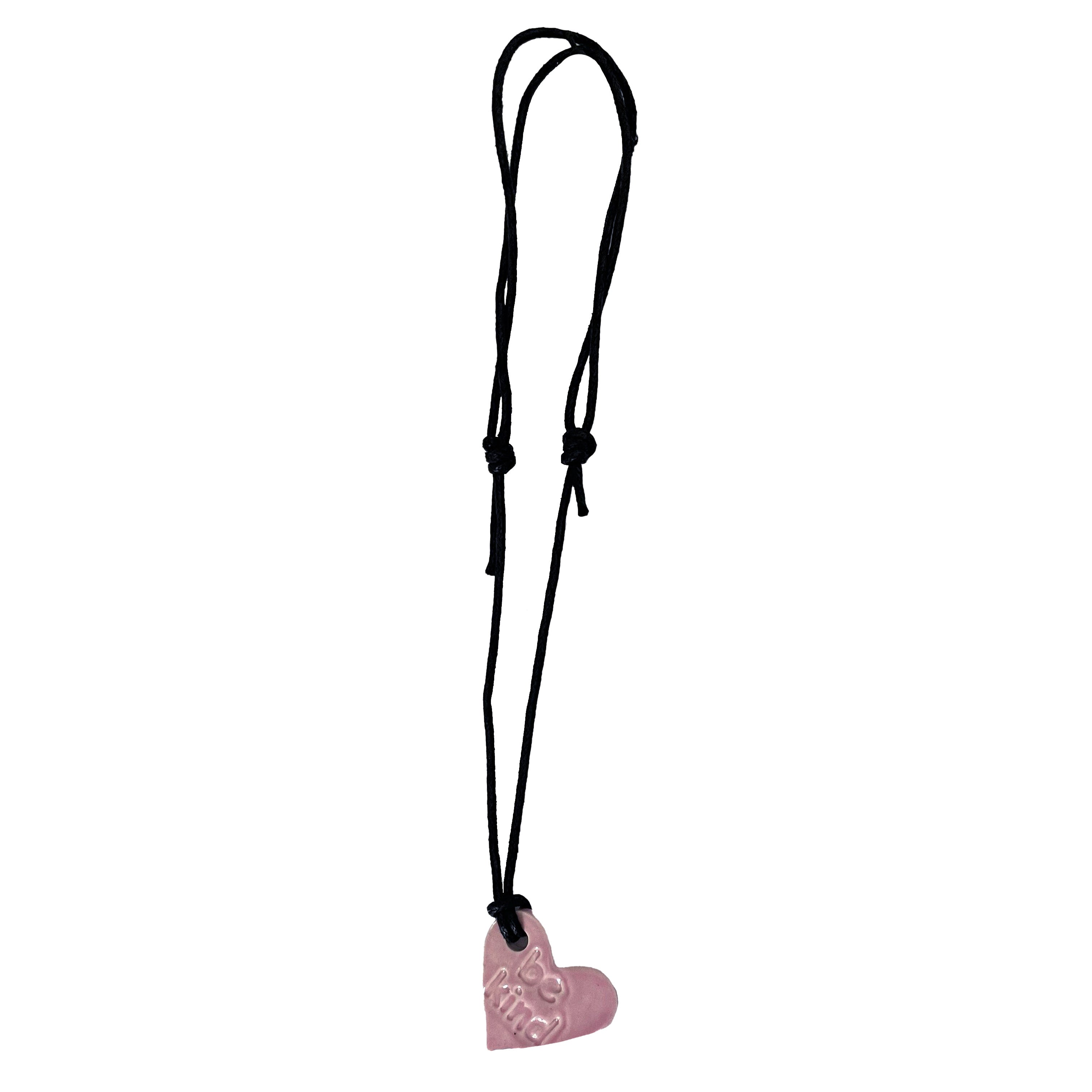 Heart Necklace "Be Kind"
