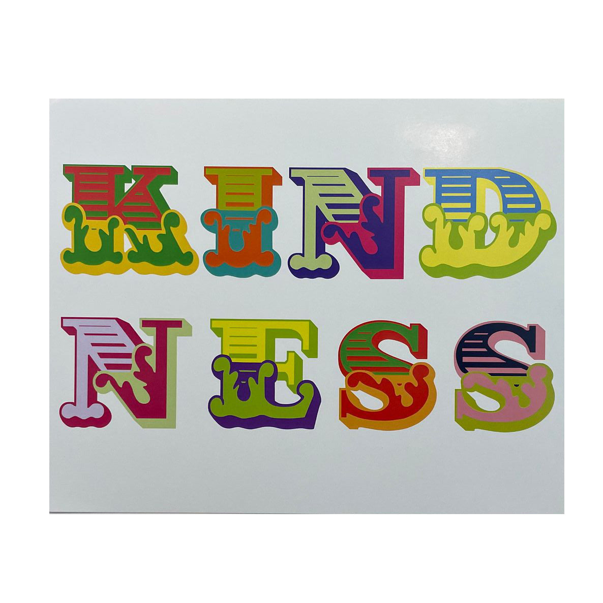 Kindness Lettering Print 8x10