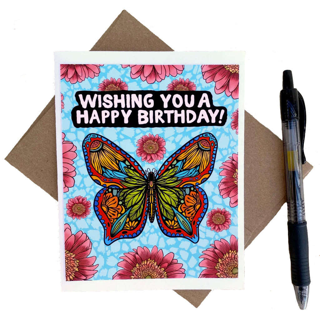 Card - Wishing You a Happy  Birthday  (Annotated Audrey)