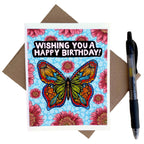 Card - Wishing You a Happy  Birthday  (Annotated Audrey)