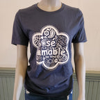 Sé Amable Tshirt - Vintage Navy