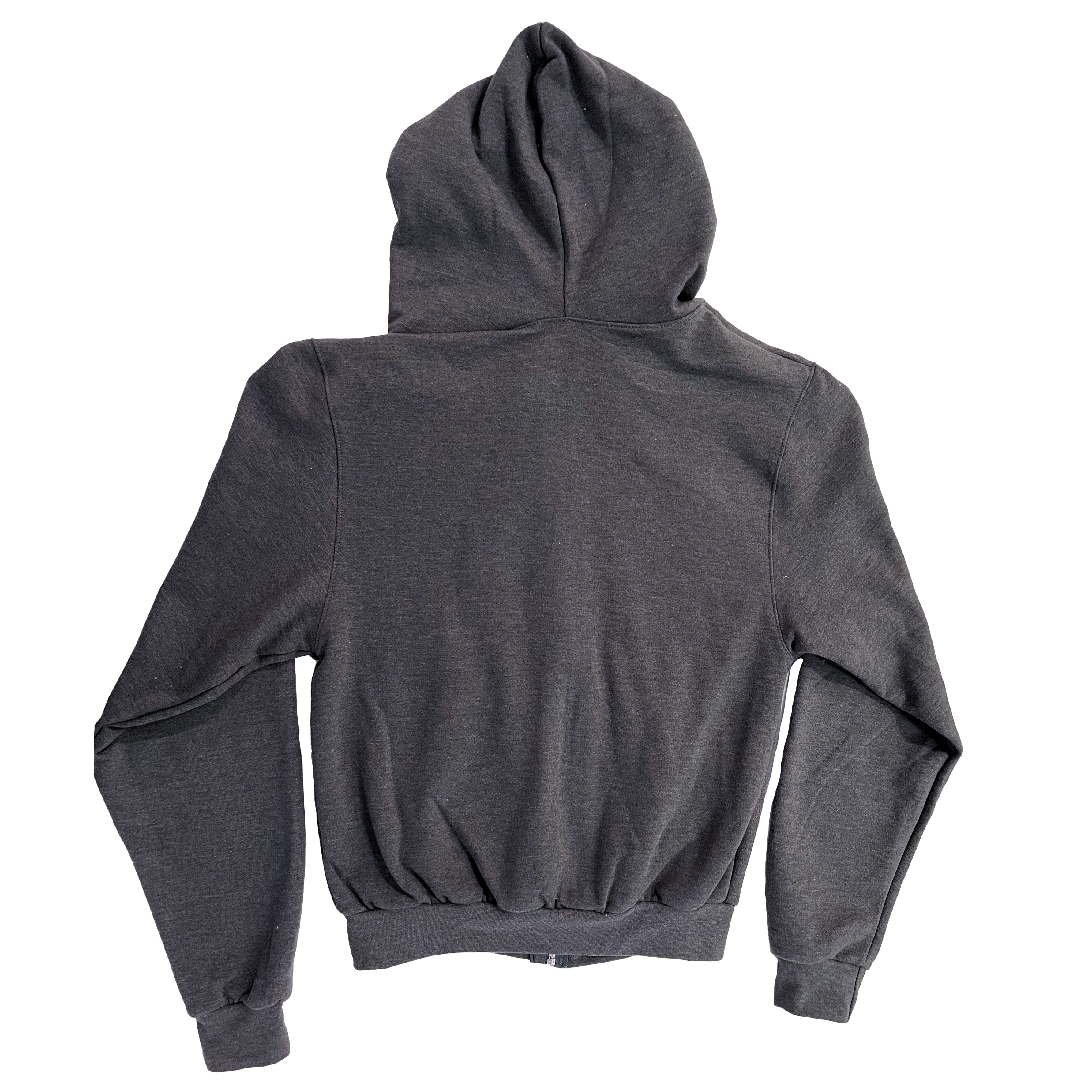 Zip-up Hoodie - Heather Gray