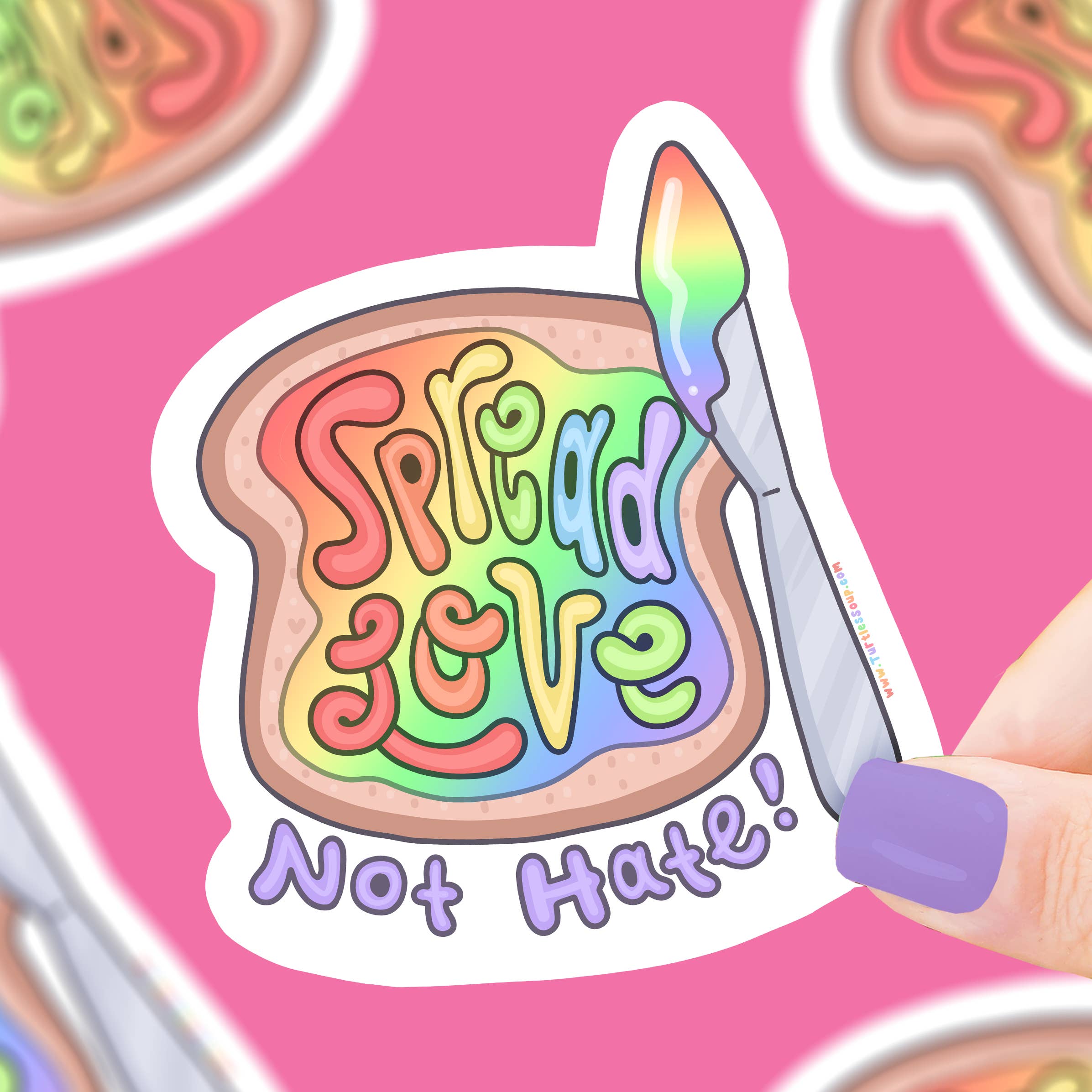 Vinyl Sticker - Spread Love Not Hate
