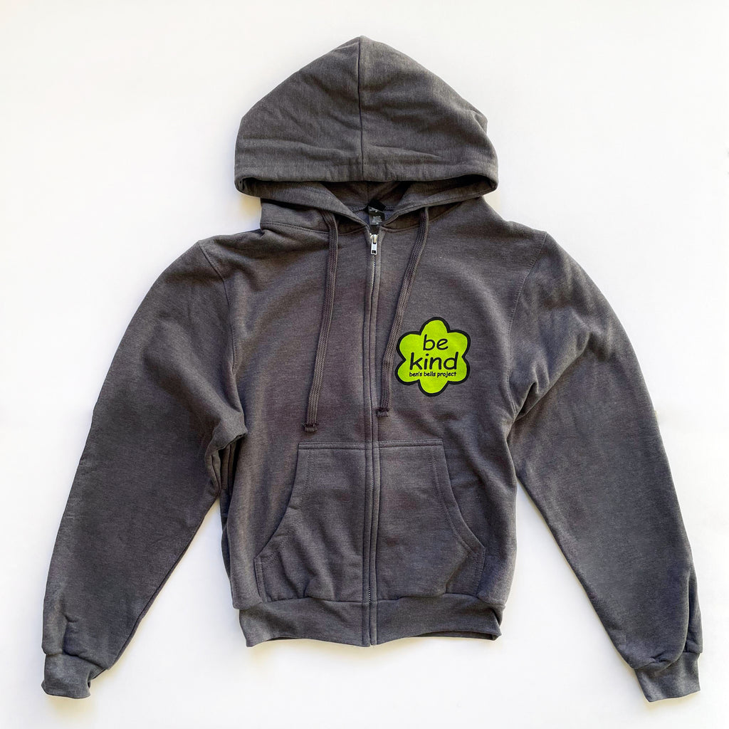 Zip-up Hoodie - Heather Gray
