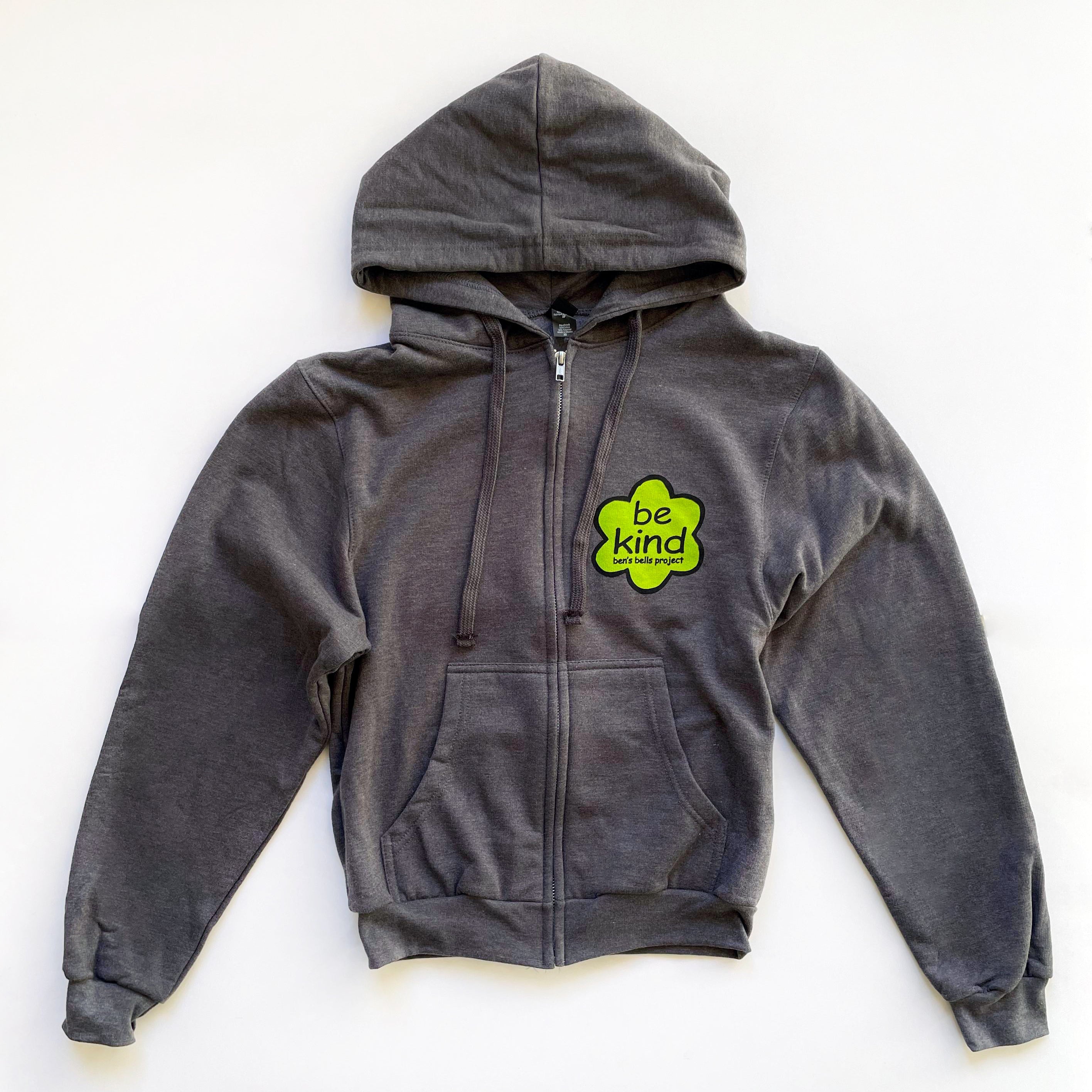 Zip-up Hoodie - Heather Gray