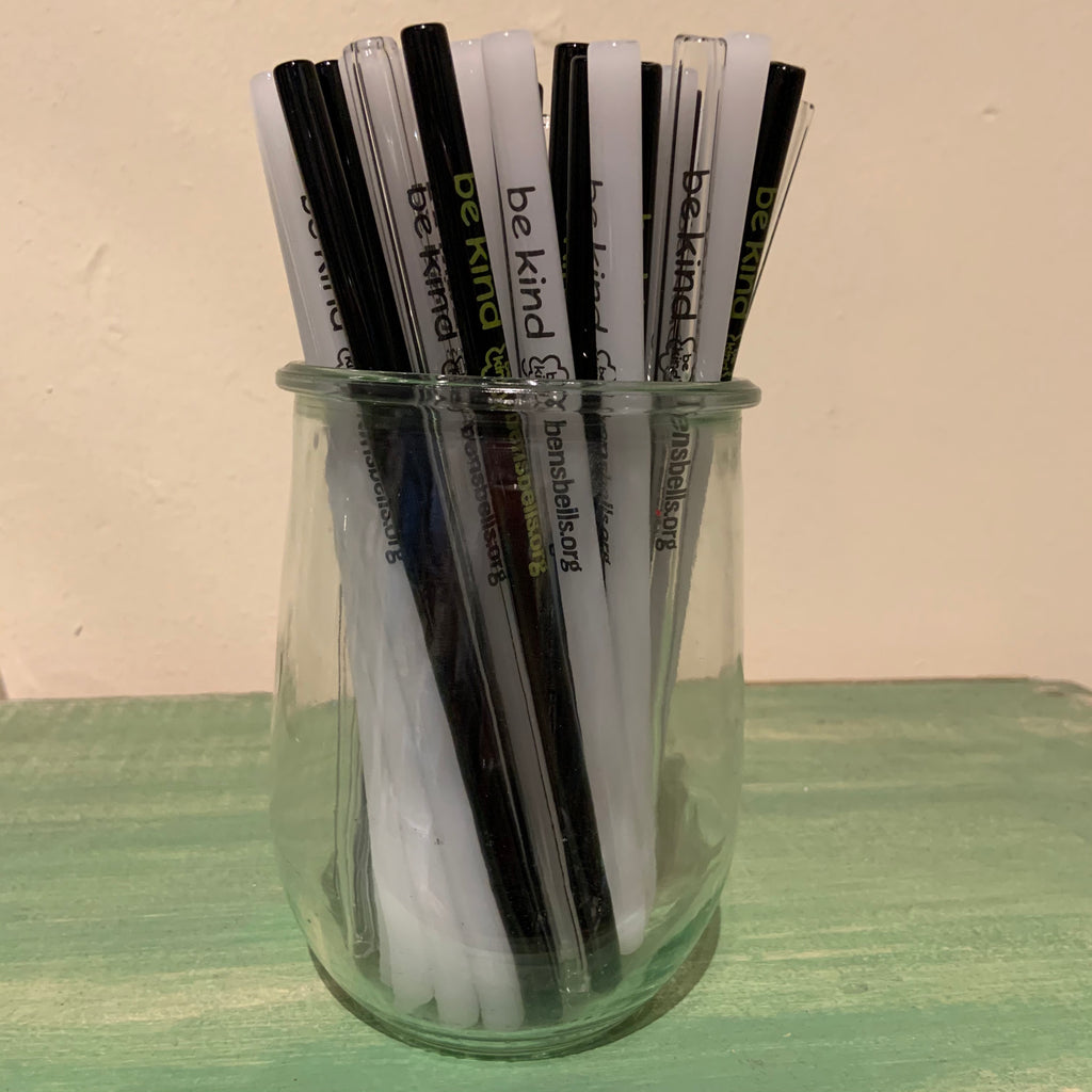 Glass Straw Black