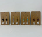 Earrings - Be Kind with Gemstone Beads