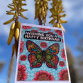 Card - Wishing You a Happy  Birthday  (Annotated Audrey)